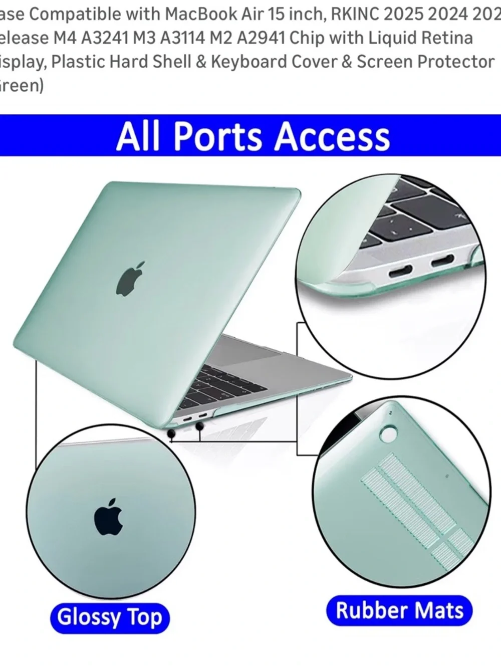 Transparent Green Laptop Cooling Stand Cover - Clear Green